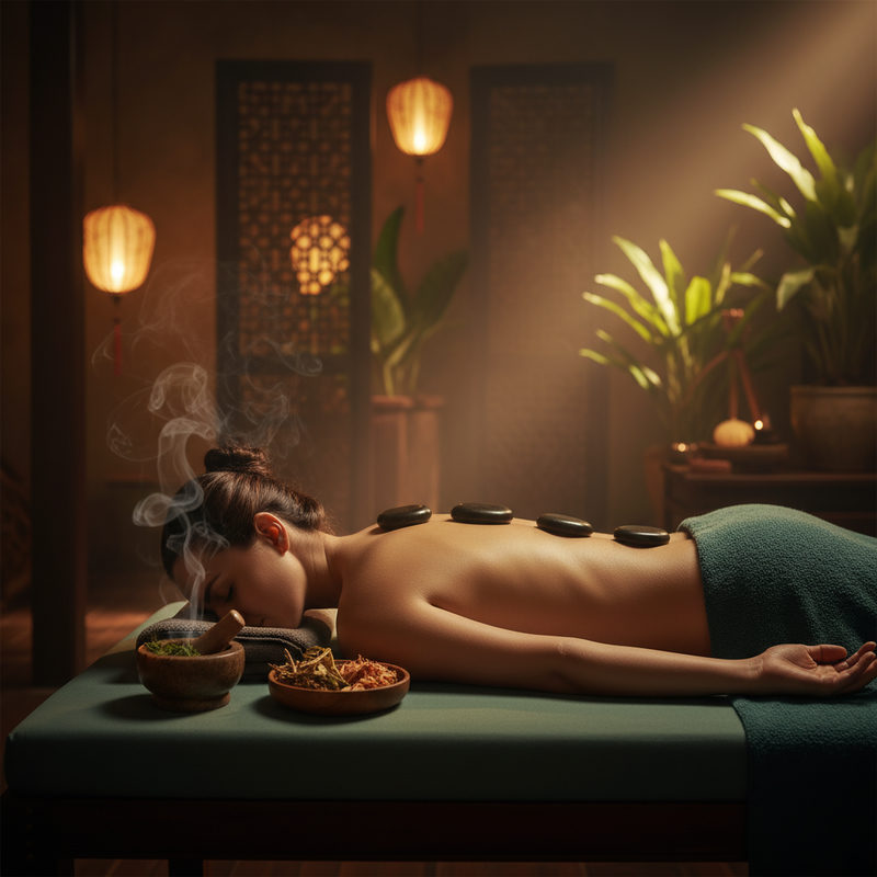 Signature Wellness Experiences: Hot Stones and Herbal Therapy