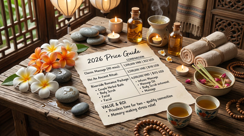 How Much Is a Couple Spa Package in Hoi An? Price Guide & ROI